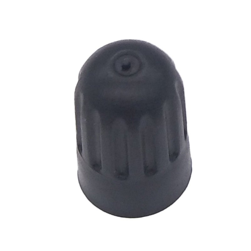 JESBEN Black TPMS Tire Valve Stem Long Caps Long Plastic Cap with Rubber Seal for TR20008 10 Qty - Image 1